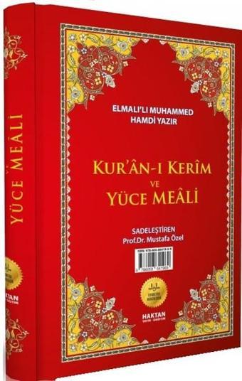Kur'an-ı Kerim ve Yüce Meali-Bilgisayar Hatlı-Renkli Cami Boy - Haktan Yayınları
