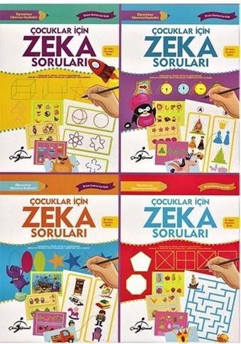 Çocuklar İçin Zeka Soruları-4 Kitap Takım - Kolektif  - Çocuk Gezegeni