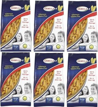 Arbella Glutensiz Burgru Makarna 400 Gr x 6 Adet