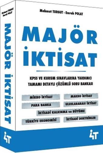 Majör İktisat-KPSS ve Kurum Sınavlarına Yardımcı Tamamı Detaylı Çözümlü Soru Bankası - Mahmut Turgut - 4T  Yayınları