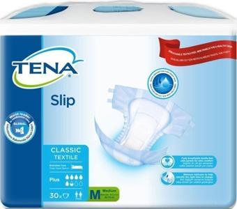 TENA Slip Classic Textile Plus Tekstil Yüzey Orta Boy (m) 30'lu 5,5 Damla Hasta Bezi