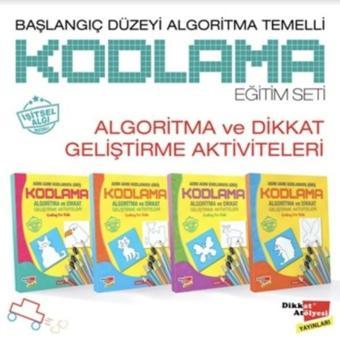 Algoritma Temelli Adım Adım Kodlama 4'lü Kitap Seti - Kolektif  - Dikkat Atölyesi Yayınları