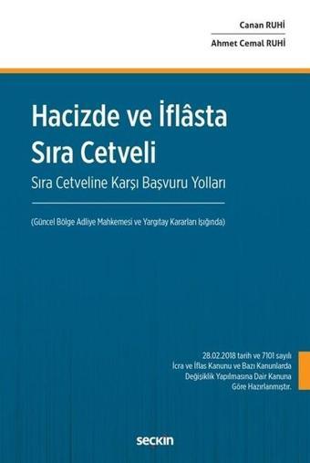 Hacizde ve İflasta Sıra Cetveli - Ahmet Cemal Ruhi - Seçkin Yayıncılık