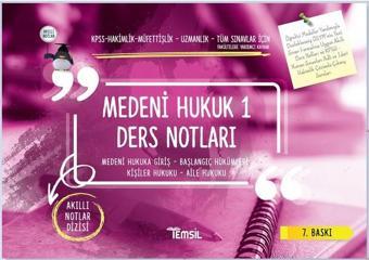 Medeni Hukuk 1 Ders Notları - Kolektif  - Temsil Kitap