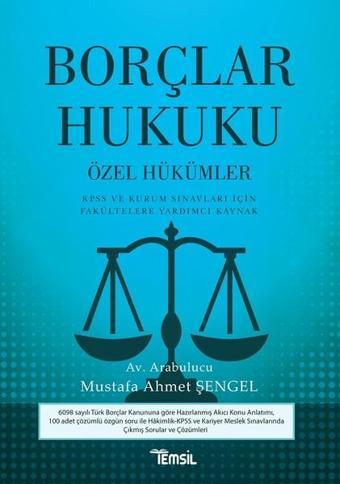 Borçlar Hukuku-Özel Hükümler - Mustafa Ahmet Şengel - Temsil Kitap