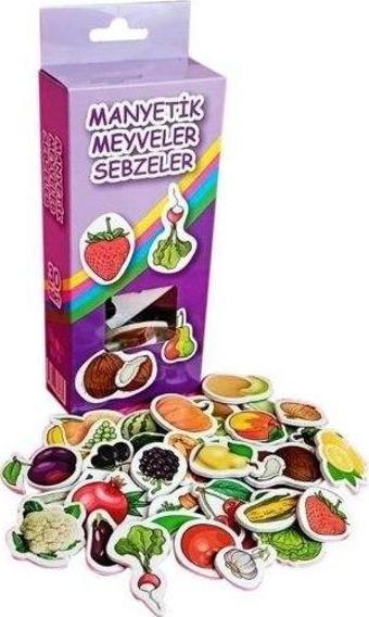 Manyetik Meyveler Sebzeler - 30 Parça