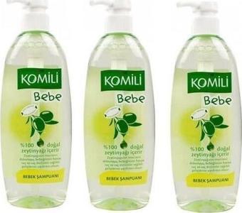 Komili Bebek Şampuanı Zeytinyağlı 750 Ml 3 Adet