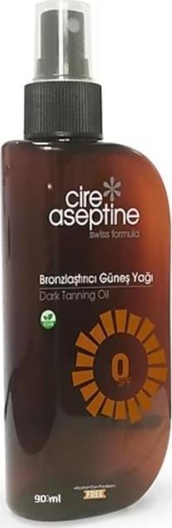 Cire Aseptine Güneş Yağı Bronzlaştırıcı 0 SPF 90ml