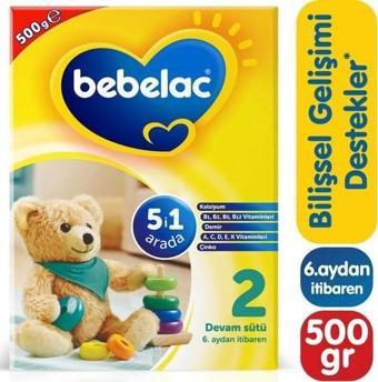 Bebelac 2 Devam Sütü 500 Gr 6-9 Ay
