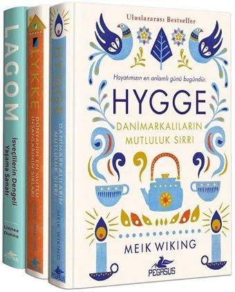 Hygge+Lykke+Lagom-3 Kitap Takım - Meik Wiking - Pegasus Yayınevi