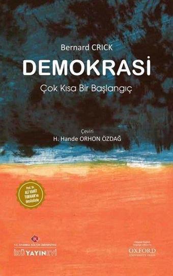 Demokrasi:  Çok Kısa Bir Başlangıç - Bernard Crick - İstanbul Kültür Üniversitesi