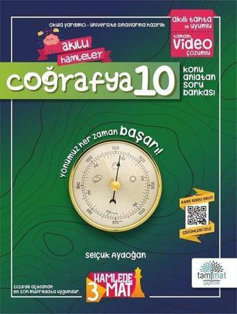 10.Sınıf Coğrafya Konu Anlatan Soru Bankası - Selçuk Aydoğan - Tammat  Yayıncılık