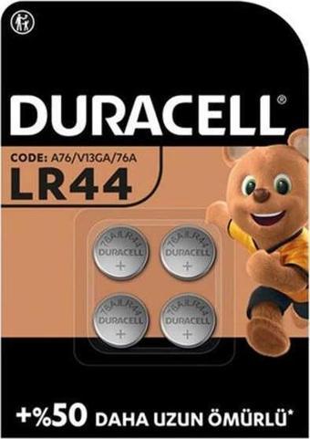 DURACELL LR44/AG13 ALKALİN PİL 4LÜ