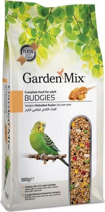 Garden Mix Platin Ballı Muhabbet Kuş Yemi 1kg 