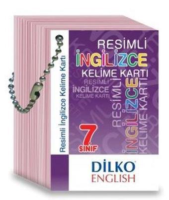 Dilko 7. Sınıf Resimli İngilizce Kelime Kartı - Kolektif  - Dilko