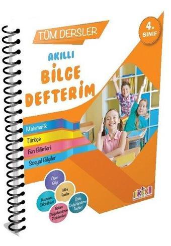 4.Sınıf Tüm Dersler Akıllı Bilge Defterim - Turan Karayılan - Kaliteli Eğitim Yayınları