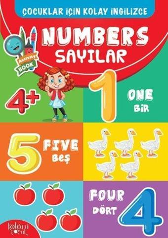 Numbers-Çocuklar İçin Kolay İngilizce - Kolektif  - Koloni Çocuk Yayınları