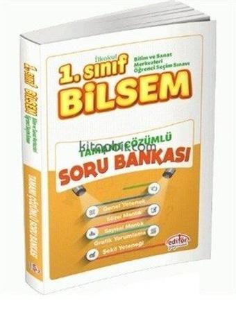 Editör 1. Sınıf Bilsem Tamamı Çözümlü Soru Bankası - Hüseyin Gül - Editör