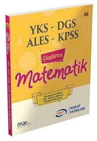 YKS DGS ALES KPSS Çözdüren Matematik 2558 - Ankara Murat Yayıncılık