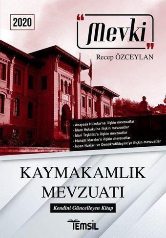 2020 Kaymakamlık Mevzuatı - Recep Özceylan - Temsil Kitap