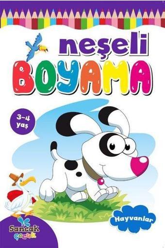 Neşeli Boyama - Hayvanlar - Kolektif  - Sancak Çocuk