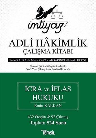 İmtiyaz Adli Hakimlik Çalışma Kitabı İcra Ve İflas Hukuku - Ali Sakinci - Temsil Kitap