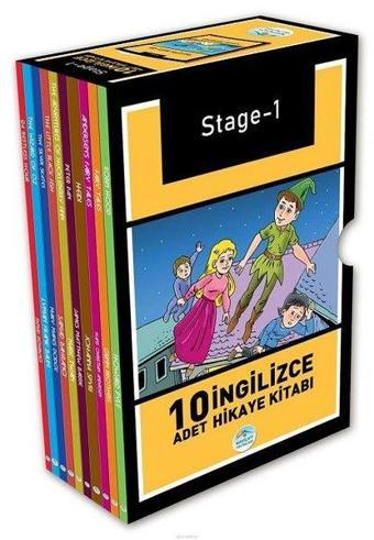 Stage 1 İngilizce Hikaye Seti - 10 Kitap Takım - Kolektif  - Mavi Çatı Yayınları