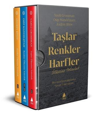 Taşlar Renkler Harfler - Ülkesine Yolculuk - Özel Kutulu Set - 3 Kitap Takım - Vasili Grossman - Aras Yayıncılık