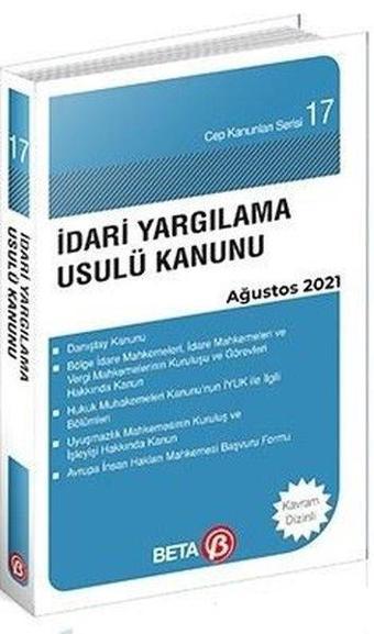 İdari Yargılama Usulü Kanunu 2021 - Kolektif  - Beta Yayınları