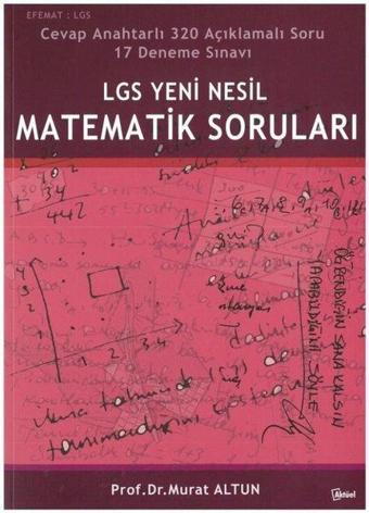 LGS Yeni Nesil Matematik Soruları - Murat Altun - Aktüel Yayınları