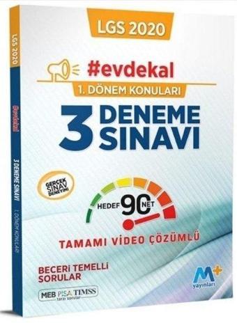 LGS Evdekal 3'Lü Deneme - Kolektif  - Martı Okul Yayınları