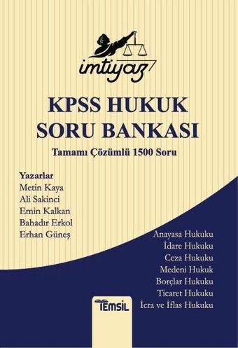 Kpss Hukuk Soru Bankası - Ali Sakinci - Temsil Kitap