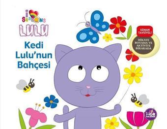 Kedi Lulu'nun Bahçesi - Hikaye Boyama ve Aktivite Bir Arada - Kolektif  - Mor Kelebek