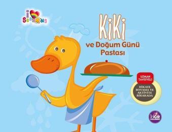Kiki ve Doğum Günü Pastası - Hikaye Boyama ve Aktivite Bir Arada - Kolektif  - Mor Kelebek