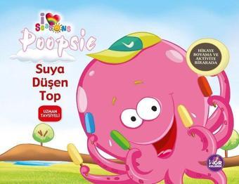Suya Düşen Top - Hikaye Boyama ve Aktivite Bir Arada - Kolektif  - Mor Kelebek