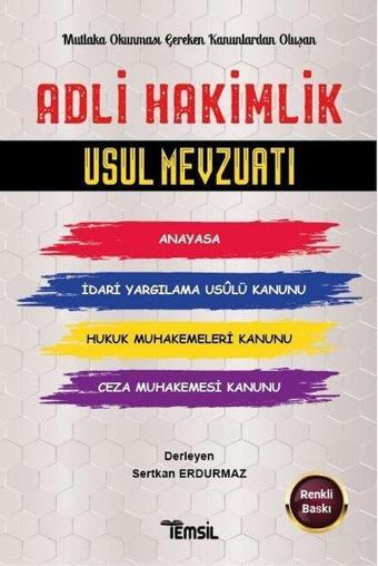 Adli Hakimlik Usul Mevzuatı - Kolektif  - Temsil Kitap