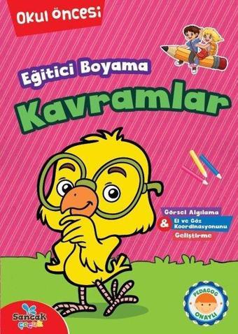 Eğitici Boyama - Kavramlar Okul Öncesi - Kolektif  - Sancak Çocuk