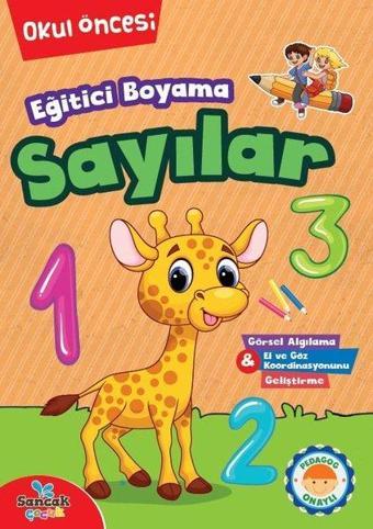 Eğitici Boyama - Sayılar Okul Öncesi - Kolektif  - Sancak Çocuk