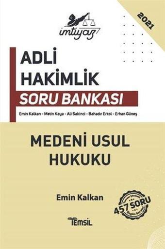 2021 Adli Hakimlik Soru Bankası - Medenİ Usul Hukuku - Emin Kalkan - Temsil Kitap