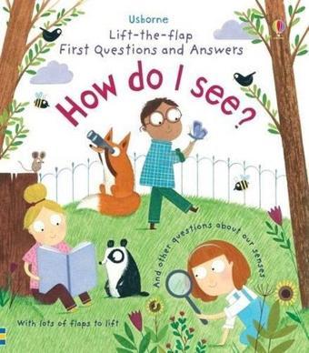 Lift-the-Flap First Questions & Answers How Do I See? - Katie Daynes - Usborne