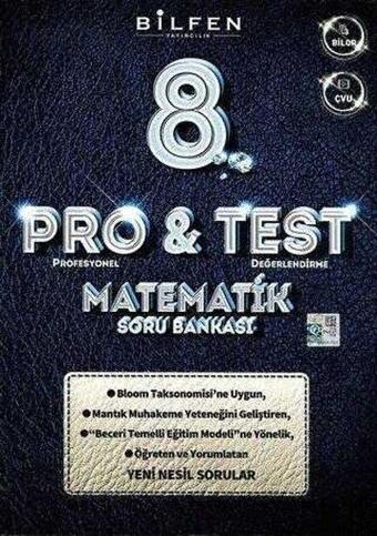 8.Sınıf Pro&Test Matematik Soru Bankası - Bilfen Yayınları