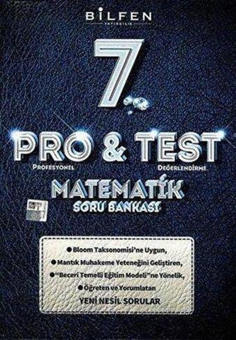 7.Sınıf Pro&Test  Matematik Soru Bankası - Bilfen Yayınları