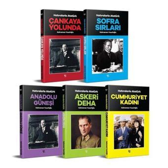 Hatıralarla Atatürk Seti - 5 Kitap Takım - Kahraman Yusufoğlu - Halk Kitabevi Yayınevi