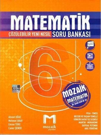 6.Sınıf Matematik Soru Bankası - Kolektif  - Mozaik - Ders Kitapları