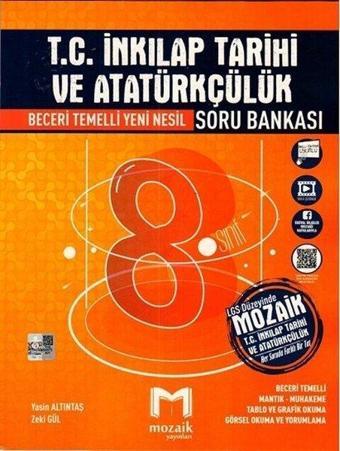 2022 8.Sınıf LGS T.C. İnkılap Tarihi ve Atatürkçülük Soru Bankası - Kolektif  - Mozaik - Ders Kitapları