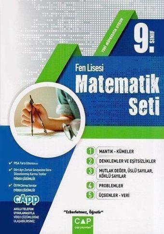 2022 9.Sınıf Fen Lisesi Matematik Seti - Kolektif  - Çap Yayınları