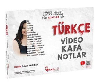 2022 KPSS Türkçe Video Kafa Notlar - Öznur Saat Yıldırım - Hoca Kafası Yayınları