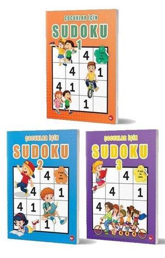 Çocuklar İçin Sudoku Seti - 3 Kitap Takım - Beyaz Balina Yayınları
