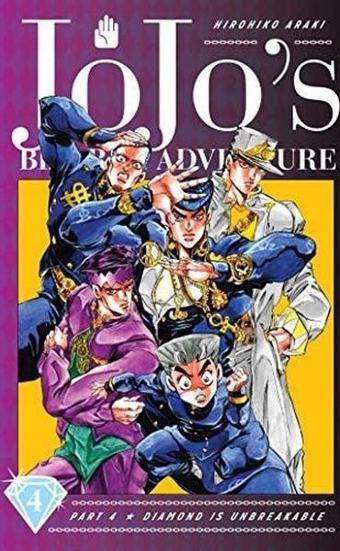 JoJo's Bizarre Adventure Part 4 Diamond Is Unbreakable 4: Volume 4 - Hirohiko Araki - Viz Media, Subs. of Shogakukan Inc