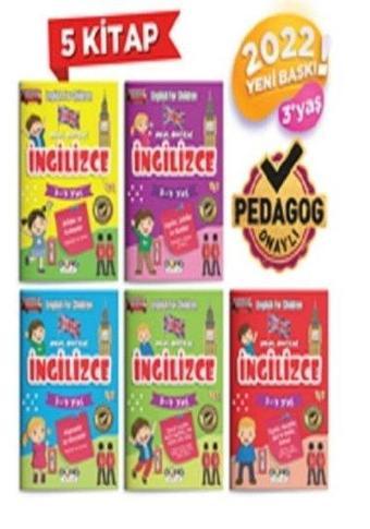 Okul Öncesi İngilizce Seti - 5 Kitap Takım - Bilge Öztepe - Gong Çocuk